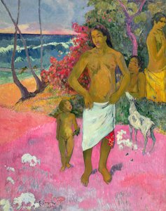 A Walk by the Sea, 1902 by Paul Gauguin